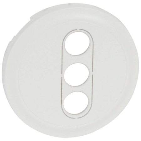 Лицевая панель Legrand Celiane розетки аудио/видео RCA белая 068213