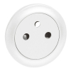 Лицевая панель Legrand Celiane розетки французского стандарта белая 068111