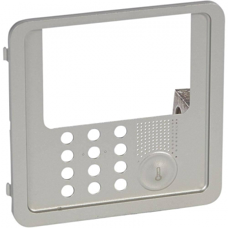 Лицевая панель Legrand Celiane центрального блока управления системой термоконтроля титановая 068544