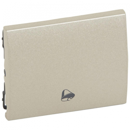 Лицевая панель Legrand Galea Life выключателя Звонок титановая 771446