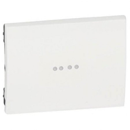 Лицевая панель Legrand Galea Life выключателя с подсветкой белая 771034