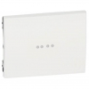 Лицевая панель Legrand Galea Life выключателя с подсветкой белая 771034