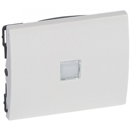 Лицевая панель Legrand Galea Life выключателя с подсветкой белая 777011