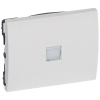 Лицевая панель Legrand Galea Life выключателя с подсветкой белая 777011