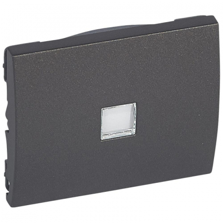 Лицевая панель Legrand Galea Life выключателя с подсветкой темная бронза 771211