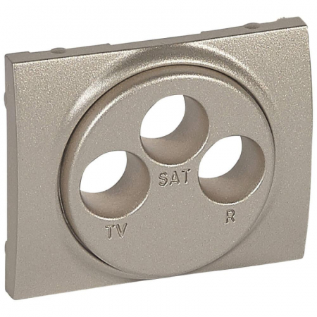 Лицевая панель Legrand Galea Life розетки TV-R SAT титановая 771473