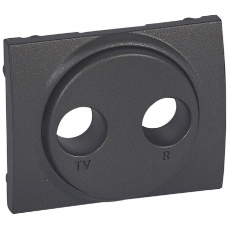 Лицевая панель Legrand Galea Life розетки TV-RD темная бронза 771272