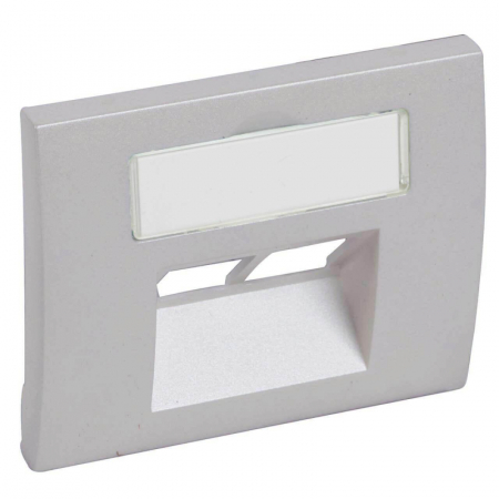 Лицевая панель Legrand Galea Life розетки VDI 5 кат алюминий 771358