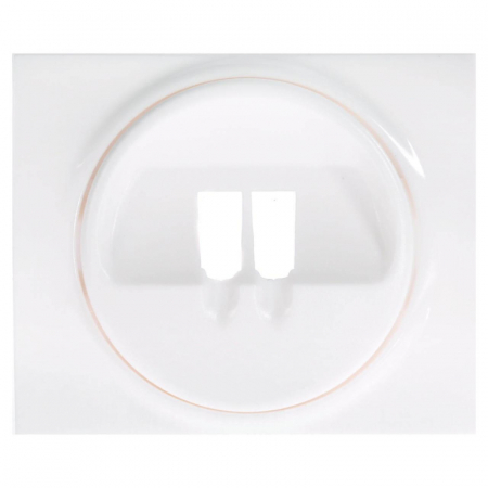 Лицевая панель Legrand Galea Life розетки акустических систем белая 771000