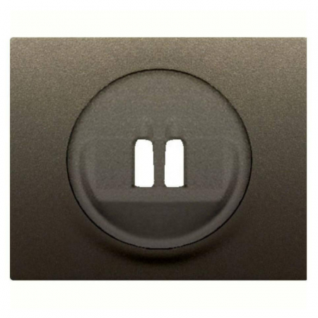 Лицевая панель Legrand Galea Life розетки акустических систем темная бронза 771200