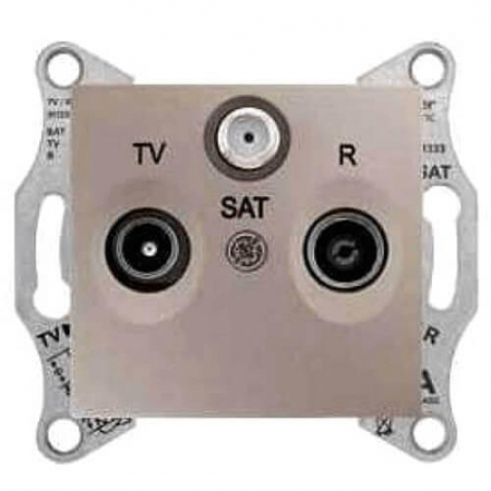 Розетка TV/R/SAT проходная Schneider Electric Sedna 8dB SDN3501268