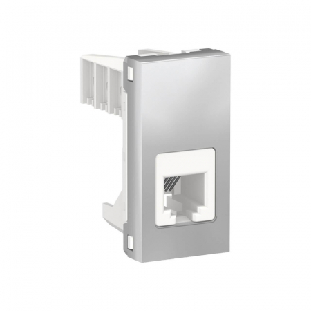 Розетка телефонная RJ12 одиночная Schneider Electric Unica Modular NU349130