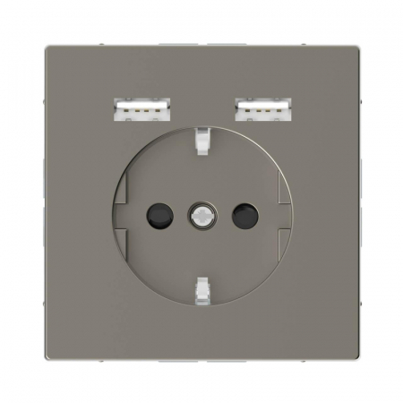 Розетка компьютерная USBx2 Schneider Electric Merten D-Life MTN2366-6050