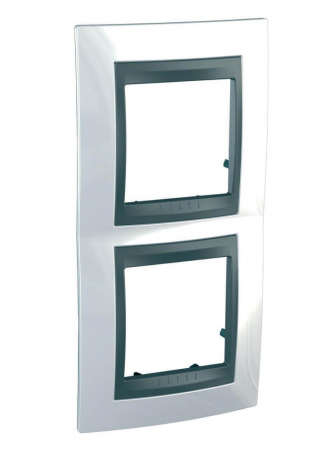 Рамка 2-постовая вертикальная Schneider Electric Unica Top MGU66.004V.292