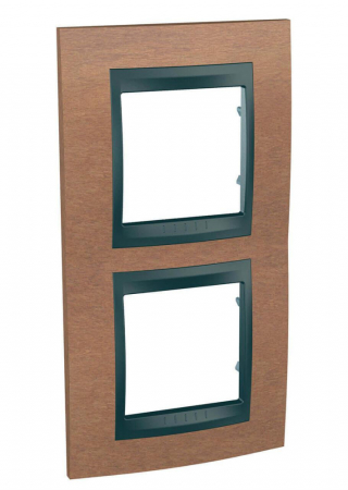 Рамка 2-постовая вертикальная Schneider Electric Unica Top MGU66.004V.2M2