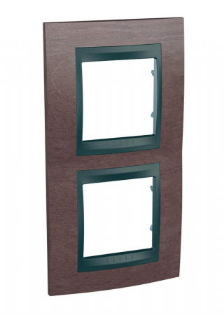 Рамка 2-постовая вертикальная Schneider Electric Unica Top MGU66.004V.2M4