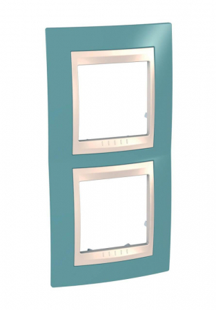 Рамка 2-постовая вертикальная Schneider Electric Unica Хамелеон MGU6.004V.573