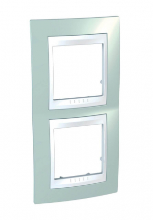 Рамка 2-постовая вертикальная Schneider Electric Unica Хамелеон MGU6.004V.870