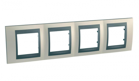 Рамка 4-постовая Schneider Electric Unica Top MGU66.008.295