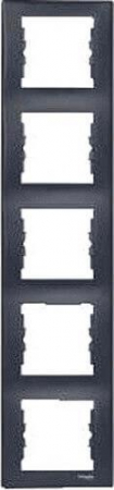 Рамка 5-постовая вертикальная Schneider Electric Sedna SDN5801570
