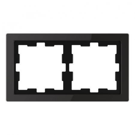Рамка 2-постовая Schneider Electric Merten D-Life MTN4020-6503