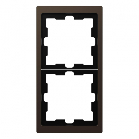 Рамка 2-постовая Schneider Electric Merten D-Life MTN4020-6552