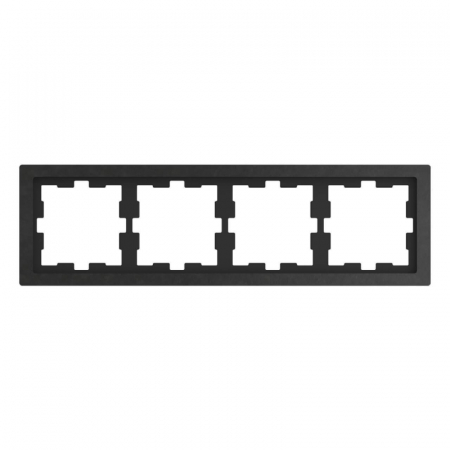 Рамка 4-постовая Schneider Electric Merten D-Life MTN4040-6547