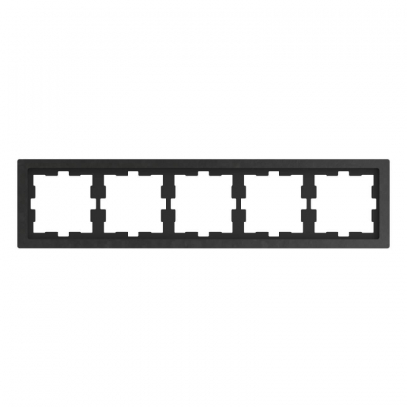 Рамка 5-постовая Schneider Electric Merten D-Life MTN4050-6547
