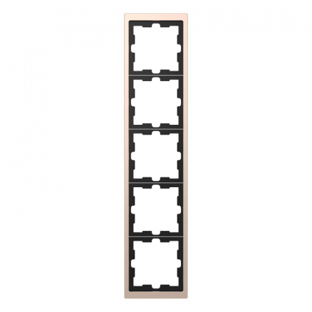 Рамка 5-постовая Schneider Electric Merten D-Life MTN4050-6551