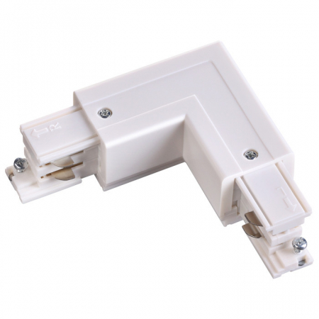 Коннектор угловой Novotech track white 3phase 135062