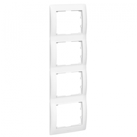 Рамка 4-постовая Legrand Galea Life белая 771008