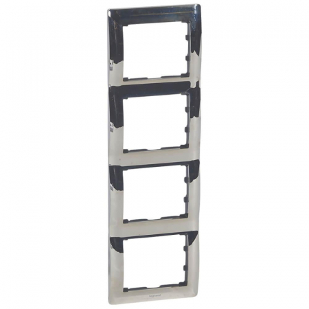 Рамка 4-постовая Legrand Galea Life хром 771938