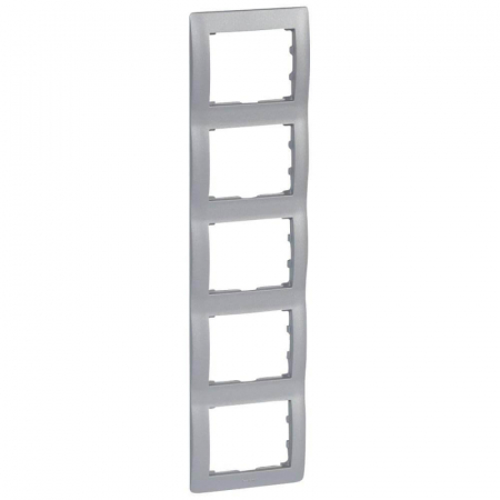 Рамка 5-постовая Legrand Galea Life алюминий 771309
