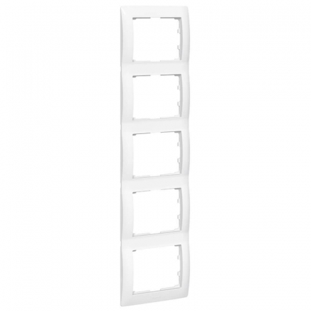 Рамка 5-постовая Legrand Galea Life белая 771009
