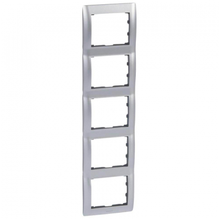 Рамка 5-постовая Legrand Galea Life тертый алюминий 771959