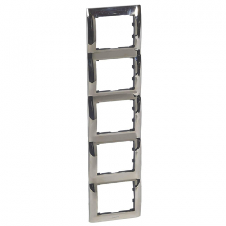 Рамка 5-постовая Legrand Galea Life хром 771939