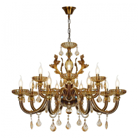 Подвесная люстра iLamp Asia 81069-8+4 BR