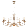 Подвесная люстра iLamp Aura 1030-8GD