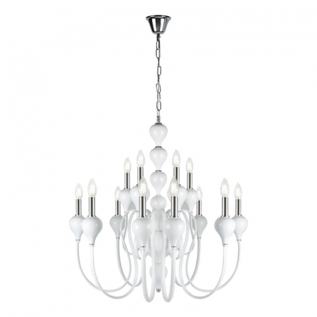 Подвесная люстра iLamp Lady 88003-8+4 WH