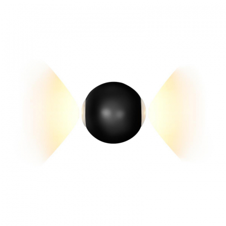 Настенный светодиодный светильник iLedex Rainbow ZD8168-6W BK