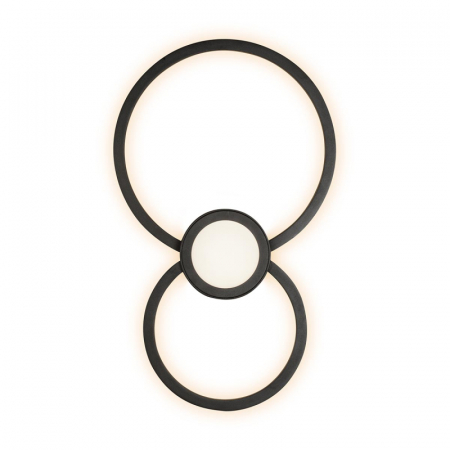 Настенно-потолочный светодиодный светильник iLedex Galaxy X046124 24W 3000K BK