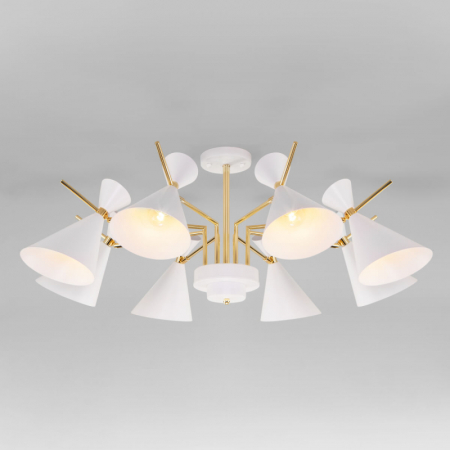 Люстра на штанге Eurosvet 70114/8 белый Smart a047643