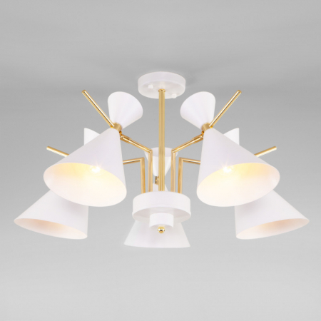 Люстра на штанге Eurosvet 70114/5 белый Smart a047641