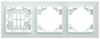 Рамка 3-постовая Feron Stekker Эрна белая PFR00900301 39056