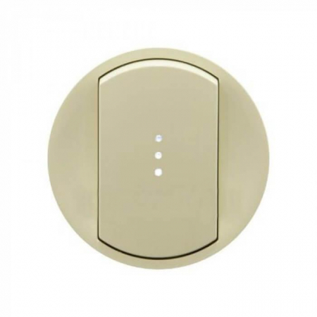 Лицевая панель Legrand Celiane выключателя одноклавишного с подсветкой слоновая кость 066210