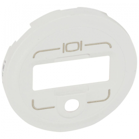 Лицевая панель Legrand Celiane розетки HD+J3.5 белая 068219