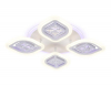 Потолочная светодиодная люстра Ambrella Light Acrylica Ice FA280