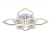 Потолочная светодиодная люстра Ambrella Light Acrylica Ice FA283