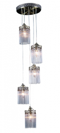 Подвесная люстра Natali Kovaltseva 11301B/5P ANTIQUE