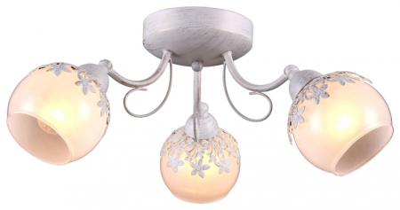 Потолочная люстра Natali Kovaltseva 75043-3C WHITE GOLD